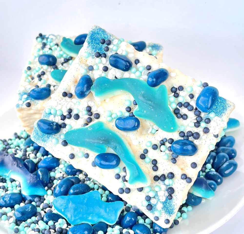 Swimming with Sharks Rice Krispie Treats