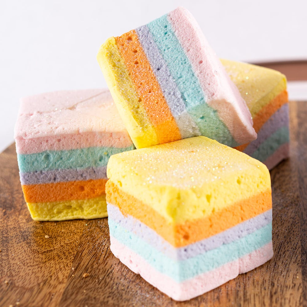 Rainbow Love Marshmallows